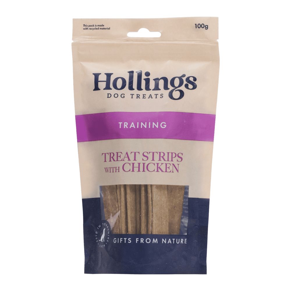 Hollings Treat Strips Chicken 100g