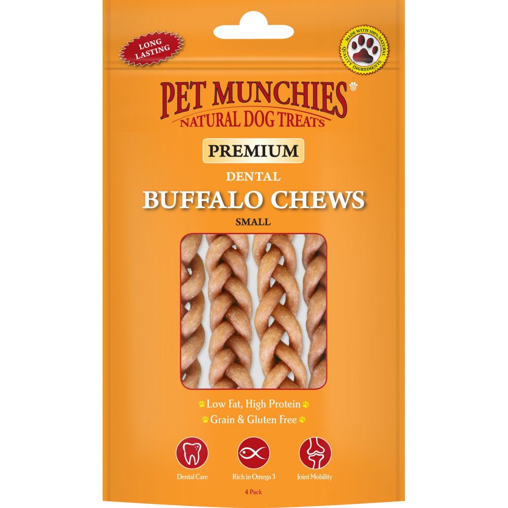 Pet Munchies Small Dental Buffalo Chews 55g