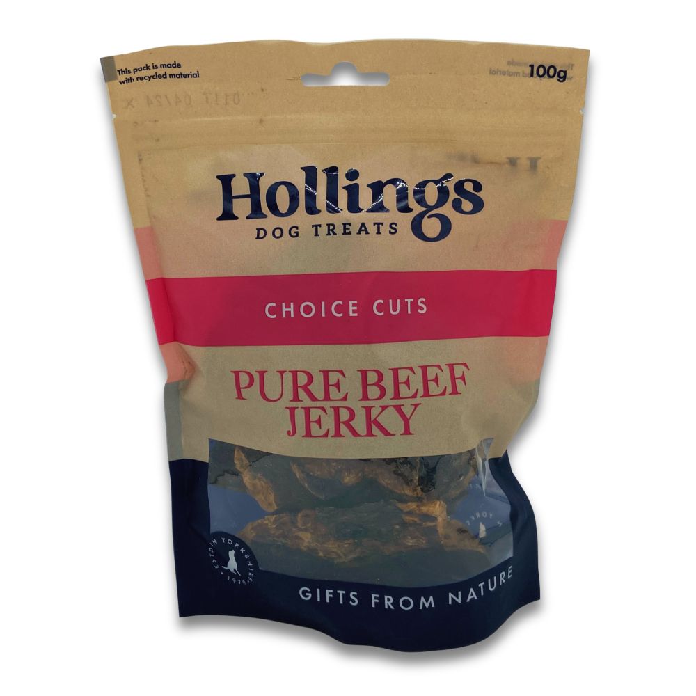 Hollings Pure Beef Jerky 100g