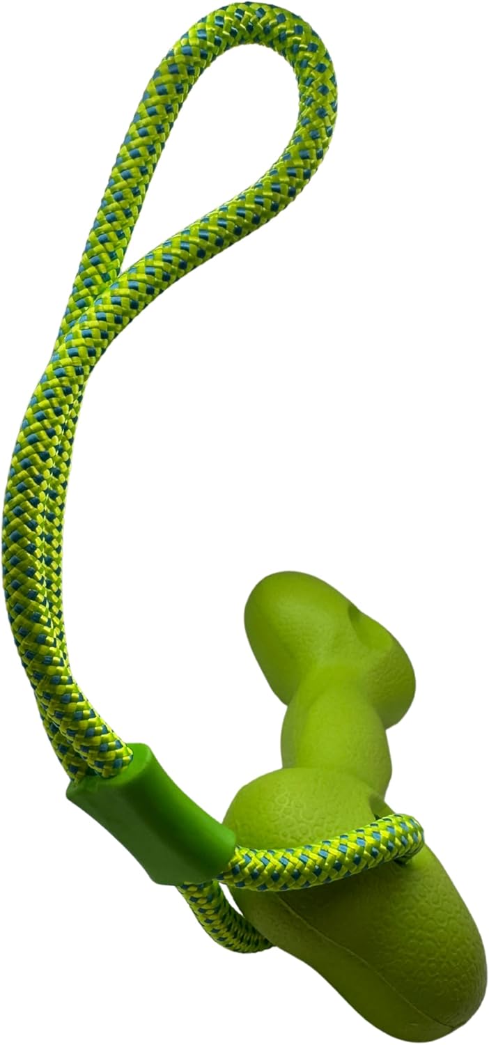 Aqua Dog Bone + Rope