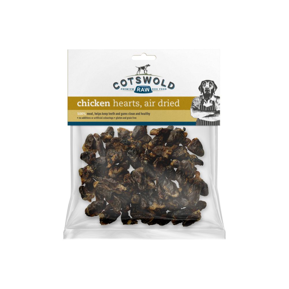 Cotswold Dried Chicken Hearts 200g