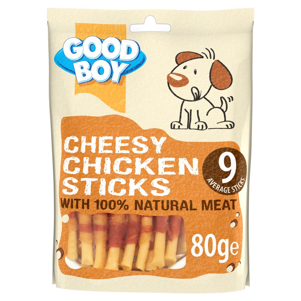Good Boy Cheesy Chicken Sticks 80g