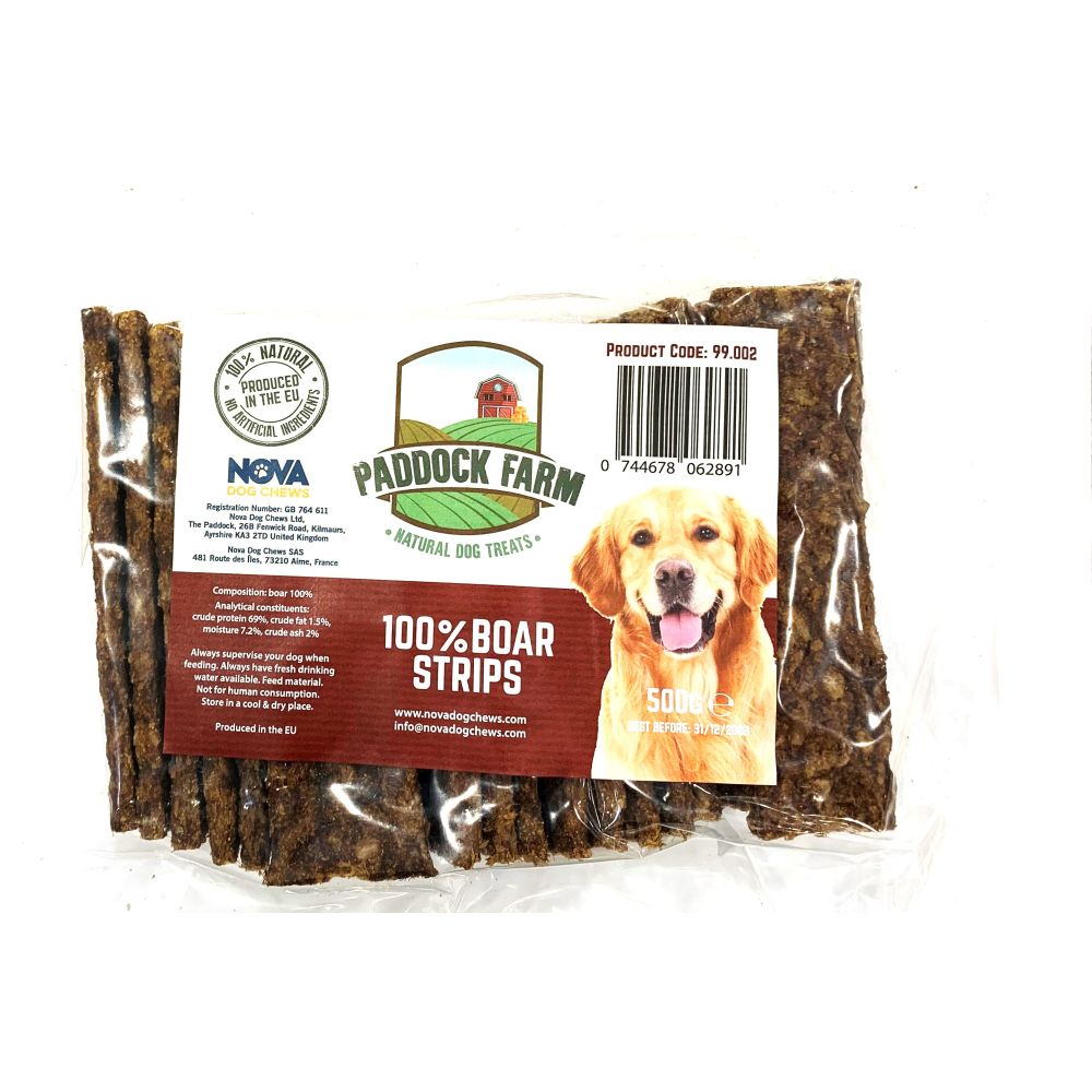Paddock Farm 100% Wild Boar Strips 500g
