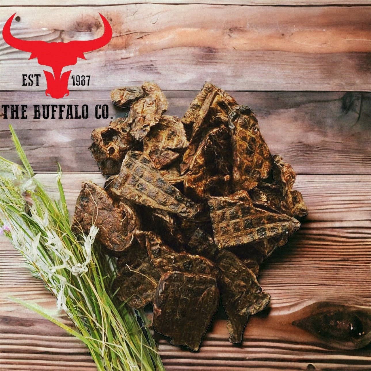 The Buffalo Co. - Buffalo Lung Steaks-Dog Treats-100g