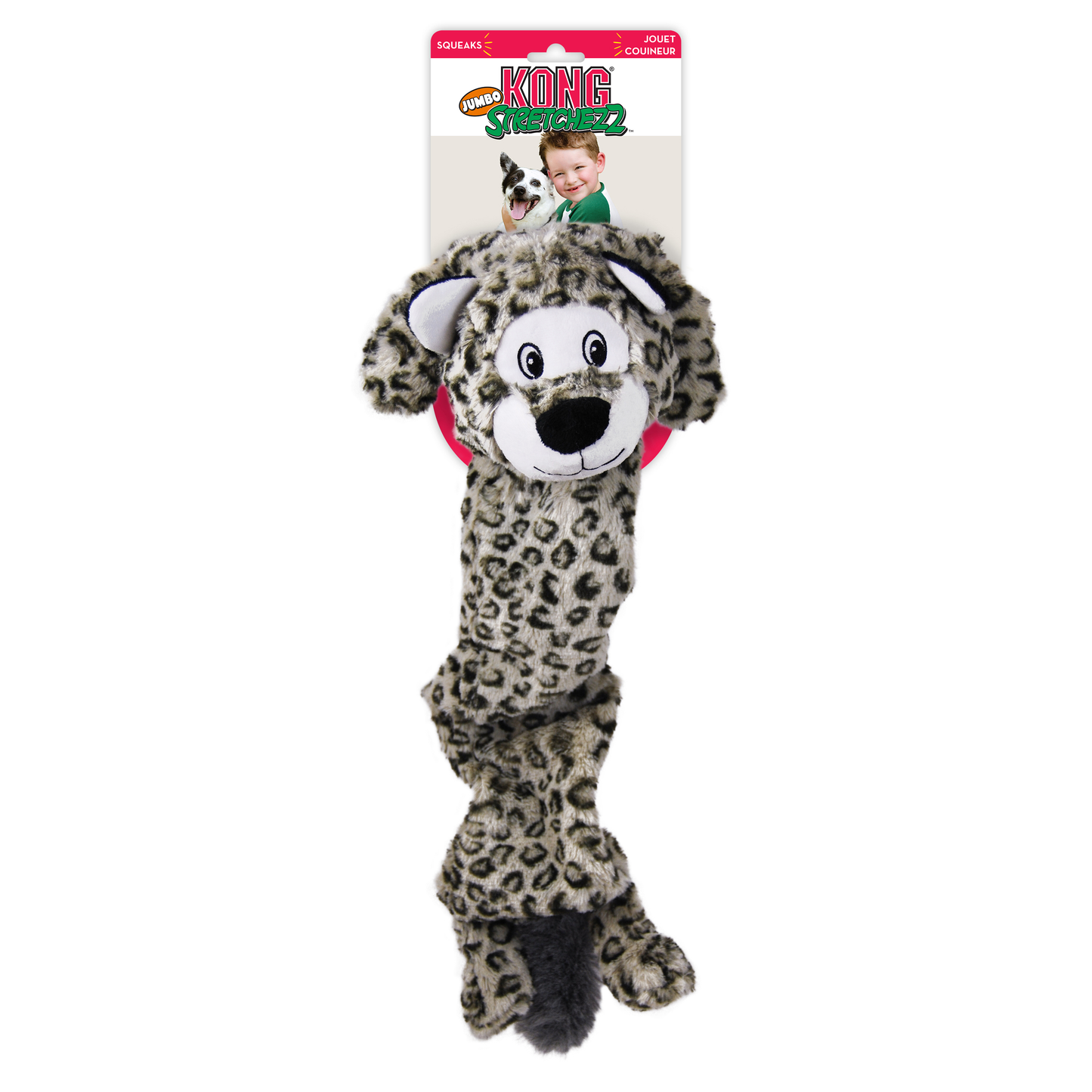 Kong Jumbo Stretcheez Leopard (XL)