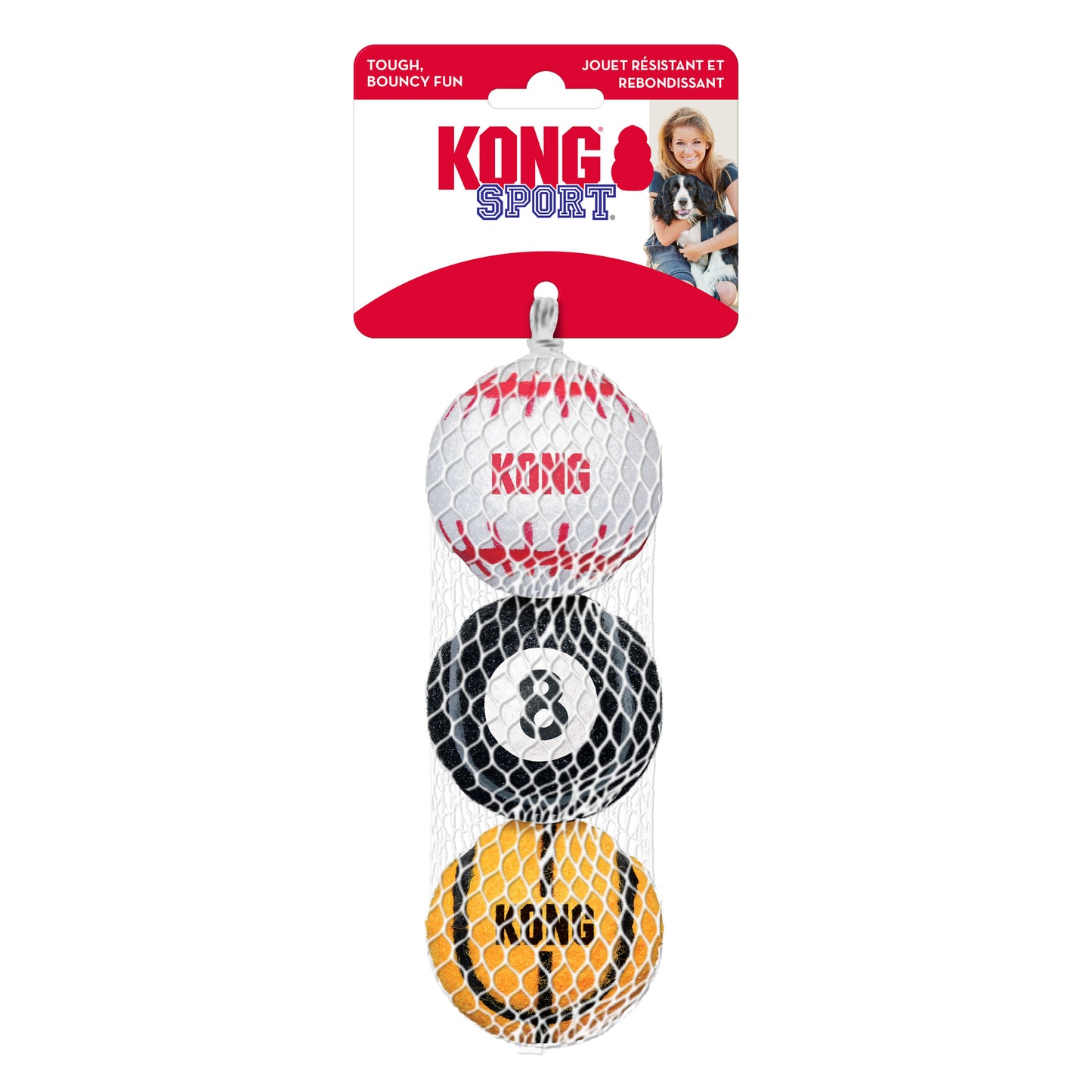 Kong Sport Balls 3pk (Medium)