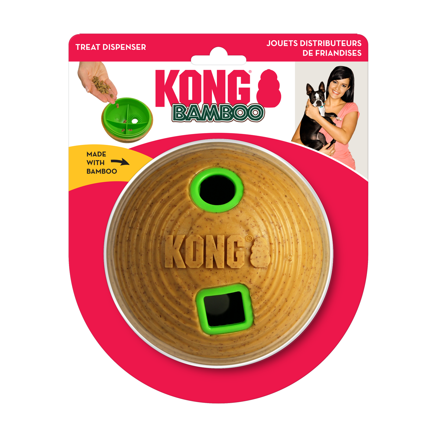 Kong Bamboo Feeder Ball (Medium)