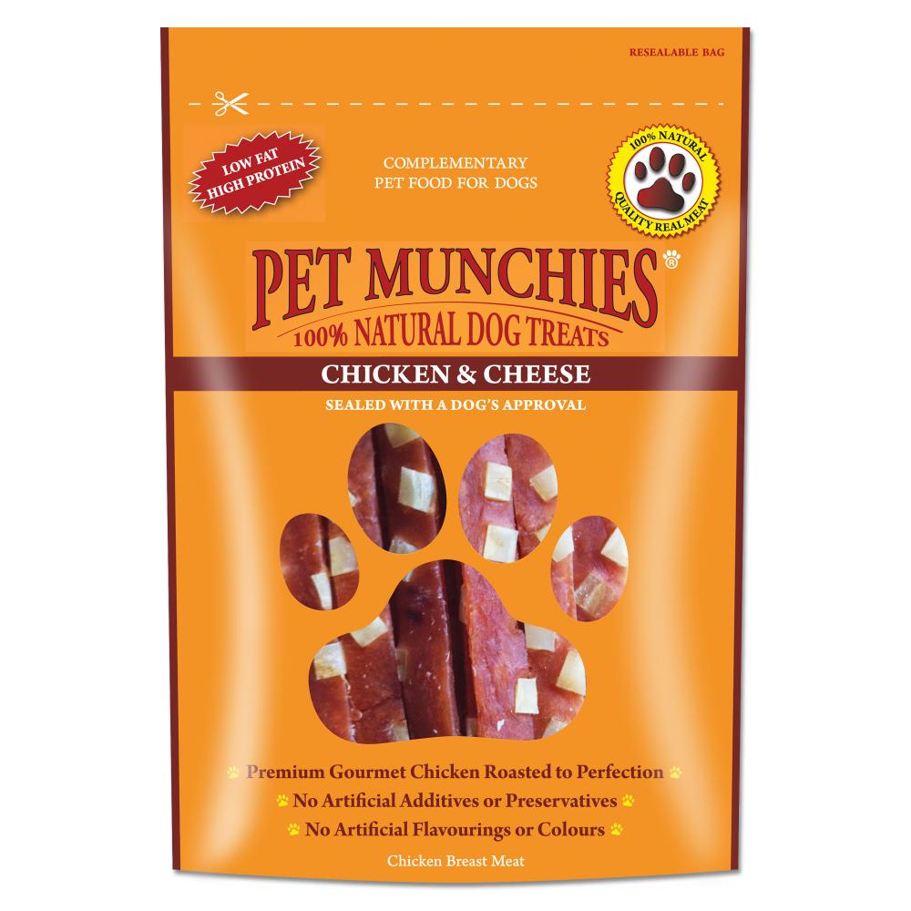 Pet Munchies Chicken and Cheese 100g