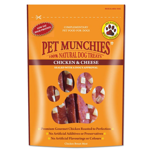 Pet Munchies Chicken and Cheese 100g