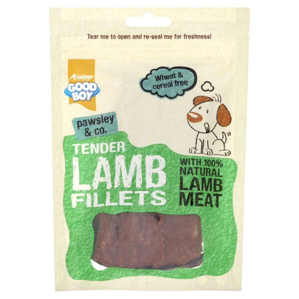 Good Boy Tender Lamb Fillets 90g