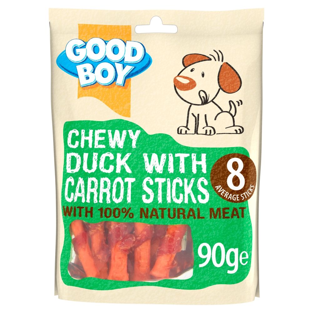 Good Boy Chewy Duck & Carrot Sticks 90g