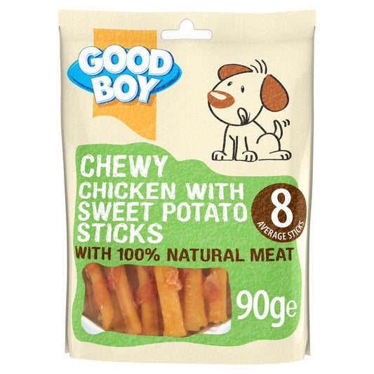 Good Boy Chewy Chicken & Sweet Potato Sticks 90g