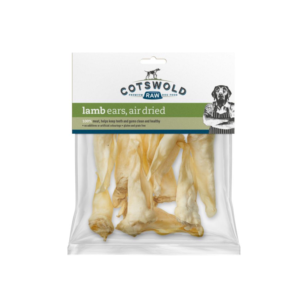 Cotswold Dried Lamb Ears Without Fur 100g