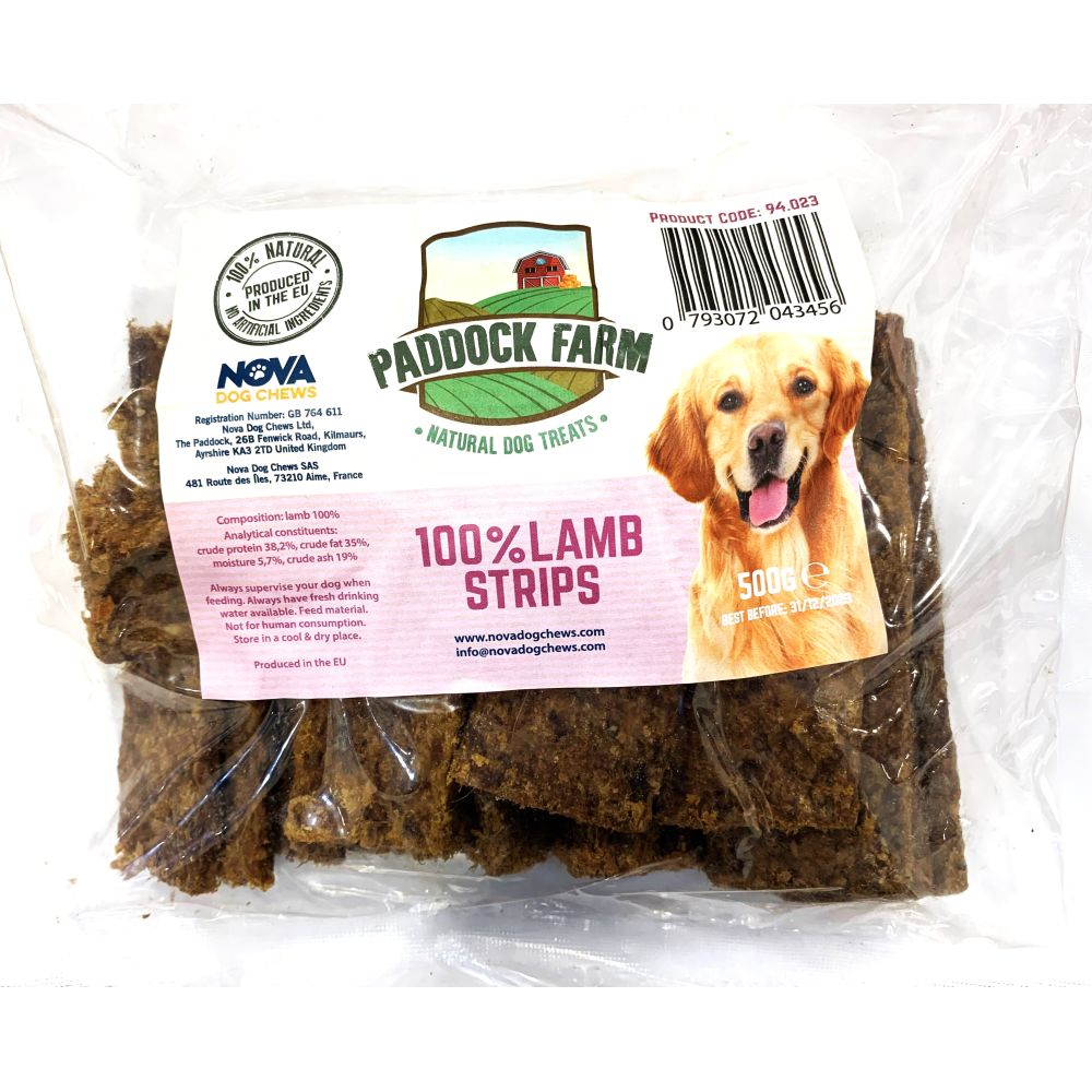 Paddock Farm 100% Lamb Strips 500g