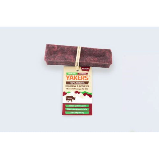 Yakers Dog Chew Cranberry