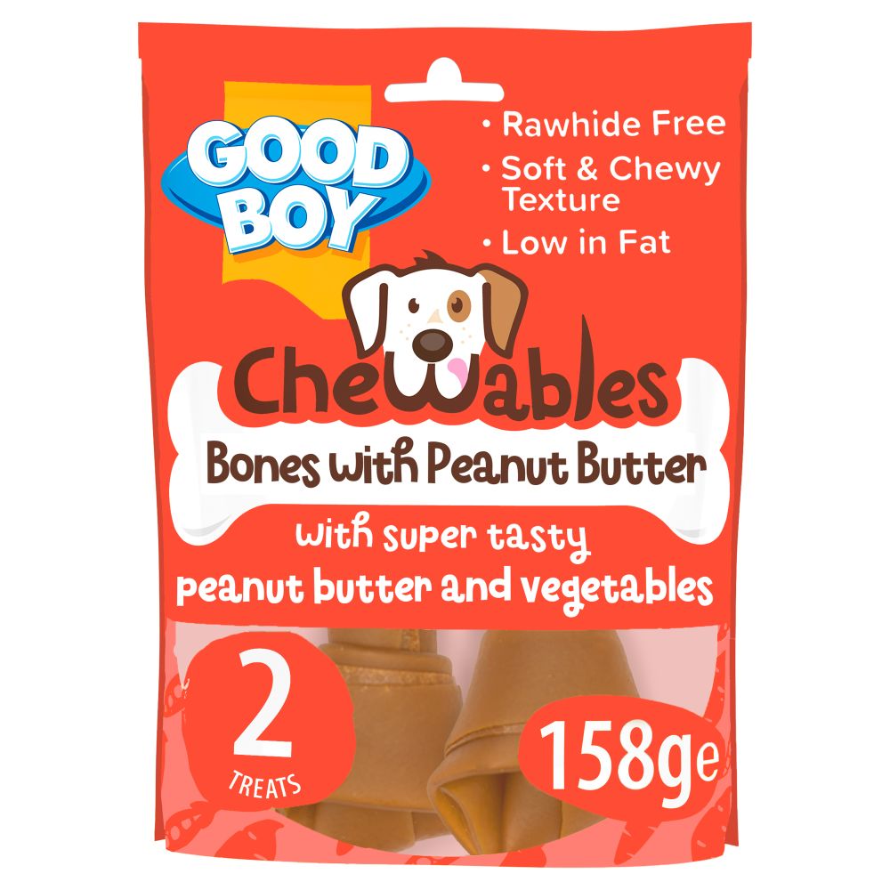 Good Boy Chewables Peanut Butter Bones (2pk) 158g