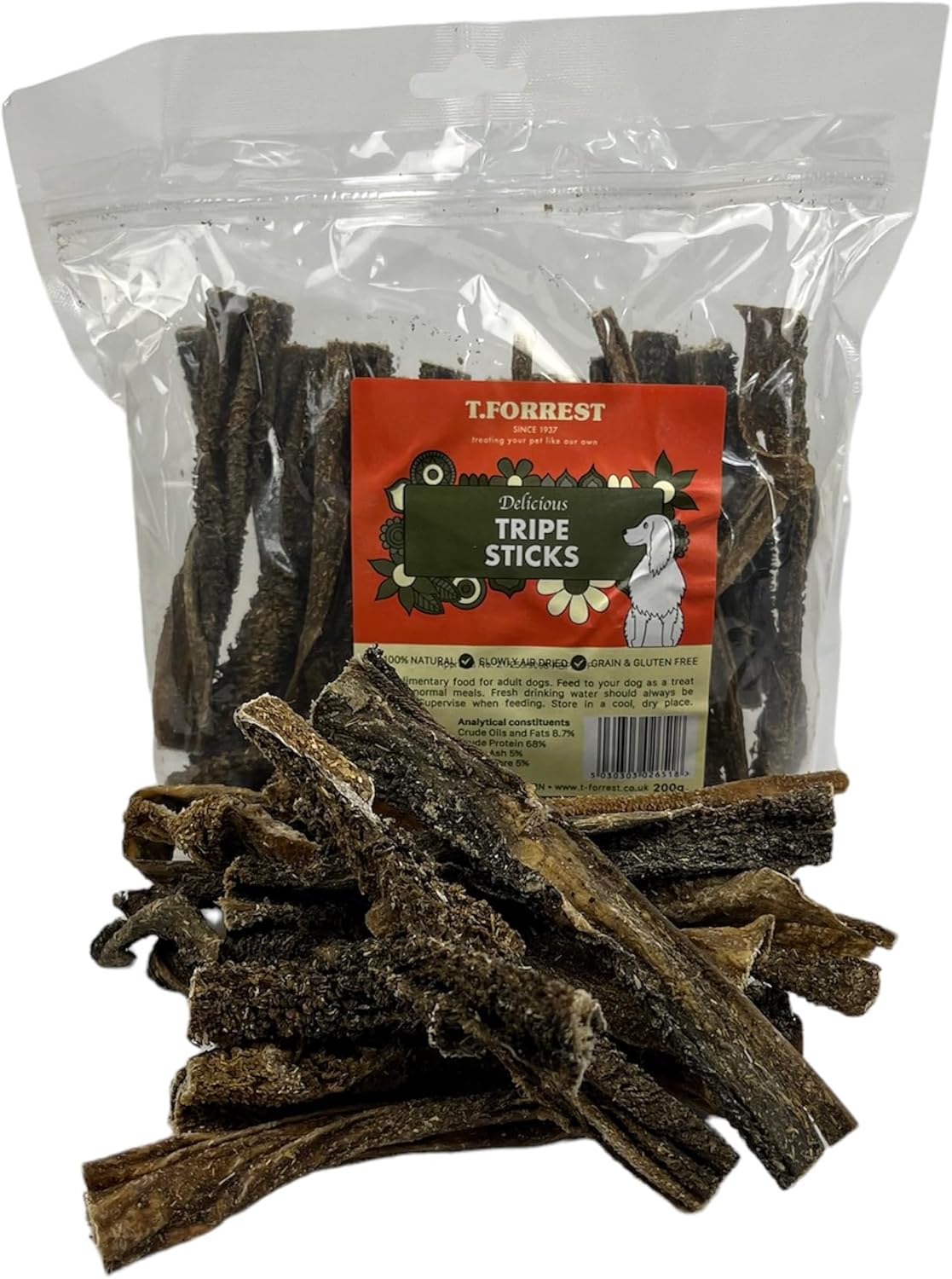 T Forrest Beef Tripe Stick 200g