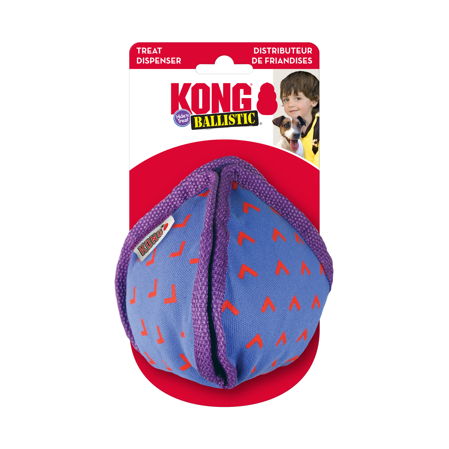 Kong Ballistic Hide'n'Treat (Large)