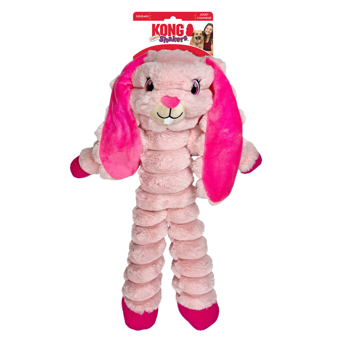 Kong Shakers Crumples Bunny